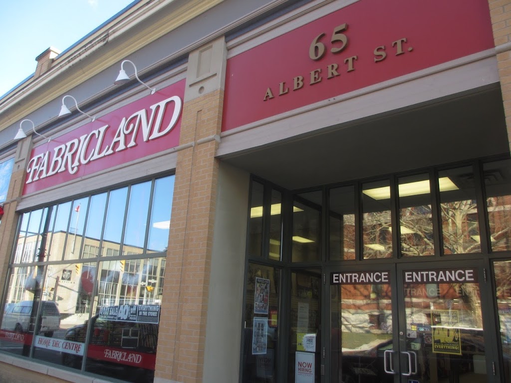 Fabricland - Home Decor Centre | 65 Albert St, Stratford, ON N5A 3K2, Canada | Phone: (519) 272-2722