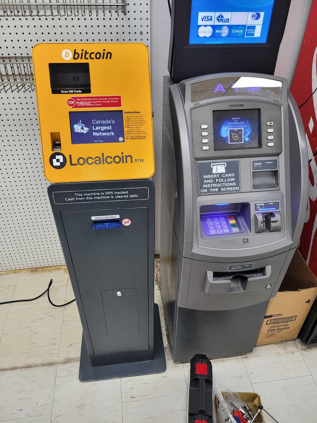 Localcoin Bitcoin ATM - Tops Discount Foods | 969 Upper Ottawa St #2, Hamilton, ON L8T 4V9, Canada | Phone: (877) 412-2646