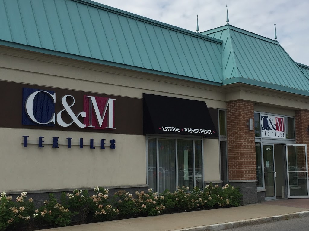 C&M Textiles - Tissus Rideaux Stores | 1977 Autoroute des Laurentides, Laval, QC H7S 1Z6, Canada | Phone: (450) 682-1999