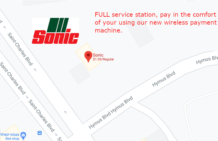 Sonic | 3055 Boulevard Saint-Charles, Kirkland, QC H9H 3B8, Canada | Phone: (514) 694-6327