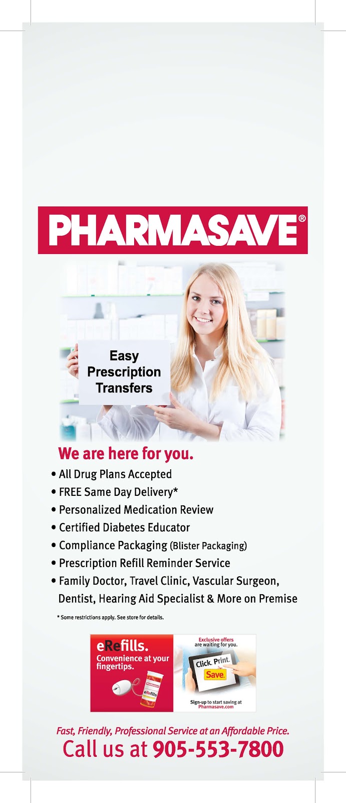 Pharmasave DrugCare Pharmacy | 2563 Major MacKenzie Dr W #10, Maple, ON L6A 2E8, Canada | Phone: (905) 553-7800