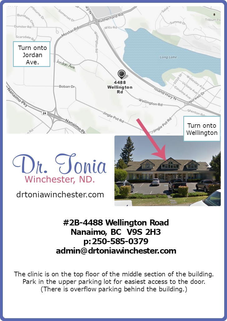 Dr. Tonia Winchester, Nanaimo Naturopathic Doctor | Tonic Naturopathic | 4488 Wellington Rd #2b, Nanaimo, BC V9T 2H3, Canada | Phone: (250) 585-0379