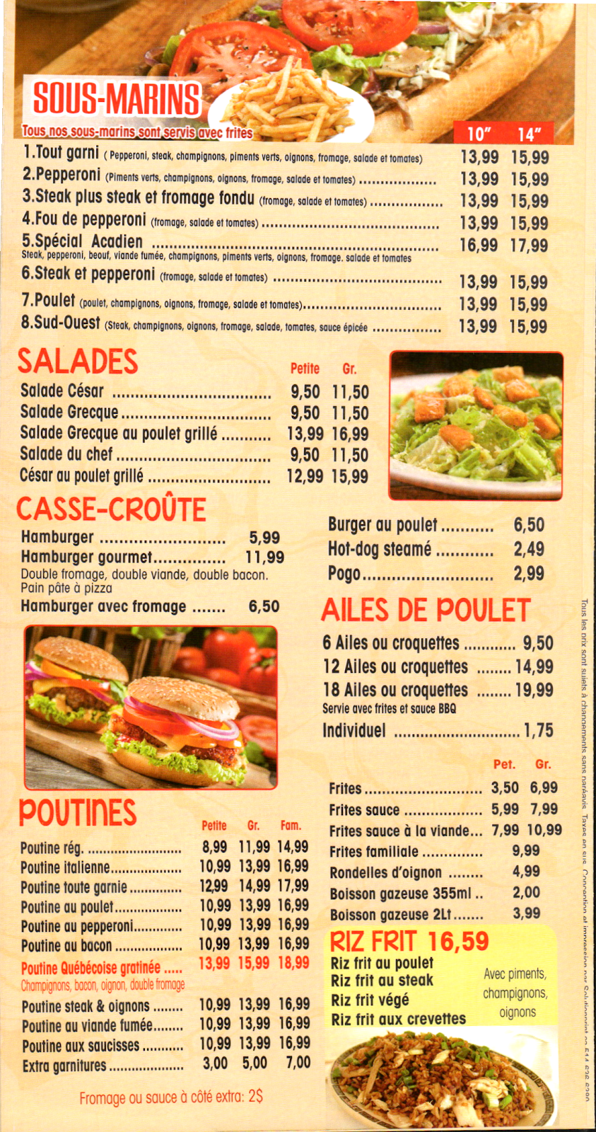Pizzeria St-Jacques | 11 Rue Saint-Jacques, Saint-Jacques, QC J0K 2R0, Canada | Phone: (450) 397-2777