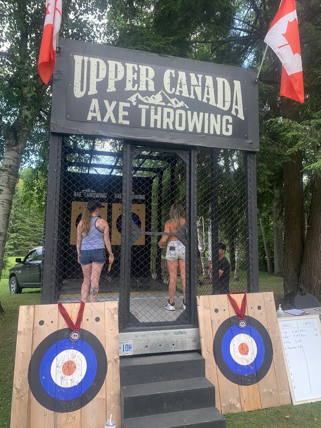 Upper Canada Axe Throwing | Autumn Rd, Warkworth, ON K0K 3K0, Canada | Phone: (905) 431-8528