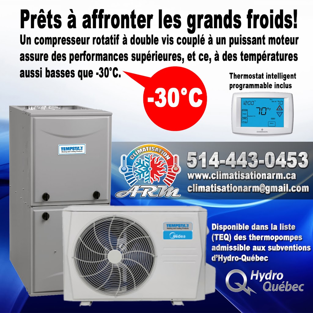 Climatisation ARM | 1337 Rue du Relais, Laval, QC H7Y 1Z7, Canada | Phone: (514) 443-0453