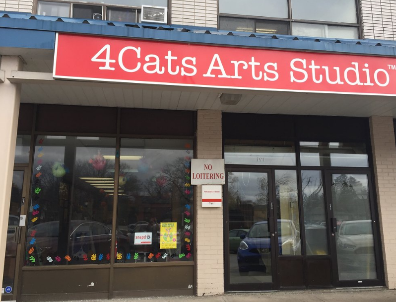 4Cats Arts Studio (Port Credit) | 193 Lakeshore Rd E, Mississauga, ON L5G 1G3, Canada | Phone: (905) 990-4445