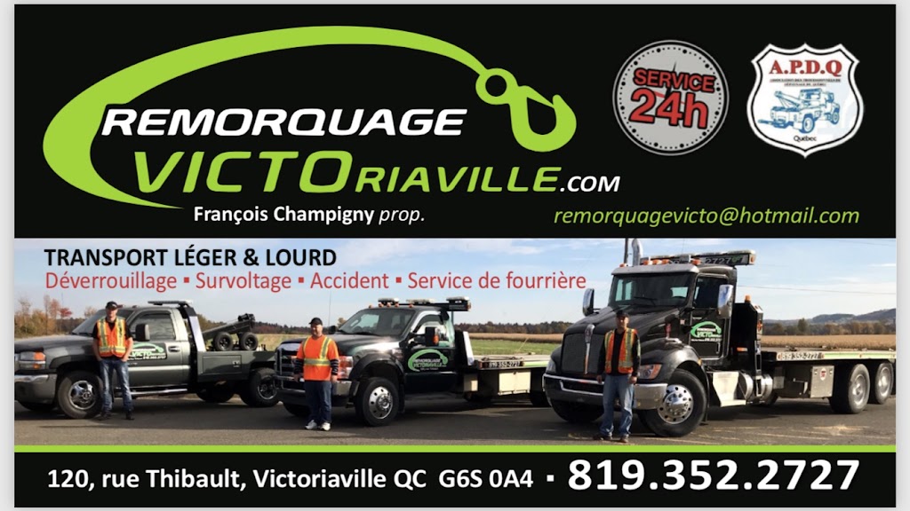 Remorquage Victoriaville enr. | 243 Rue Thibault, Victoriaville, QC G6S 0A4, Canada | Phone: (819) 352-7683