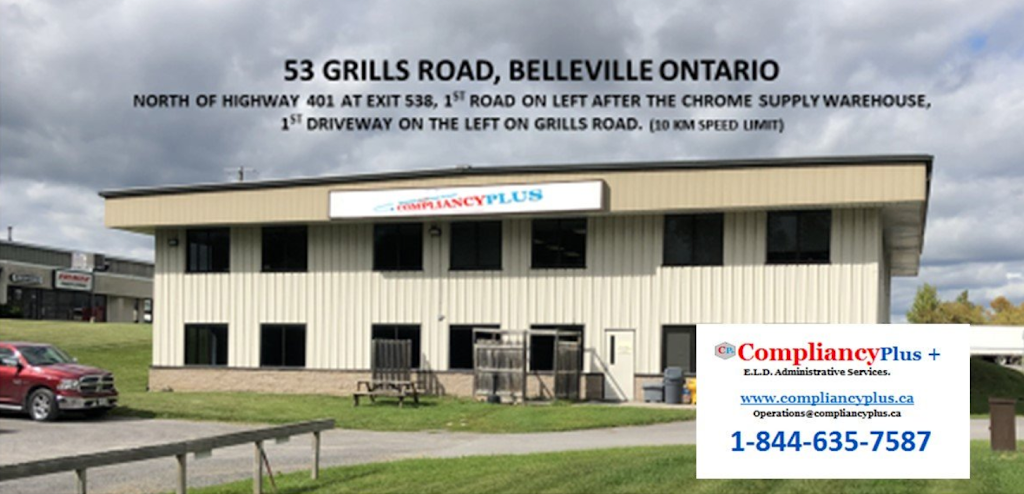 CompliancyPlus | 53 Grills Rd, Belleville, ON K8N 4Z5, Canada | Phone: (844) 635-7587