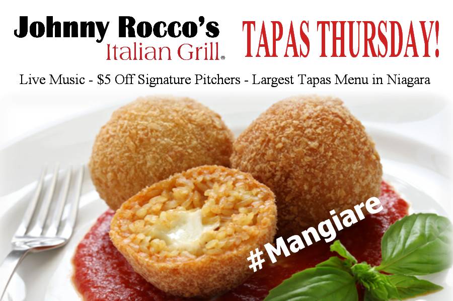 Johnny Roccos Italian Grill | 6889 Lundys Ln, Niagara Falls, ON L2G 1V7, Canada | Phone: (905) 358-0004