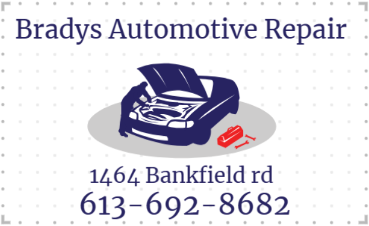 Bradys Automotive Repairs | 1464 Bankfield Rd, Kars, ON K0A 2E0, Canada | Phone: (613) 692-8682