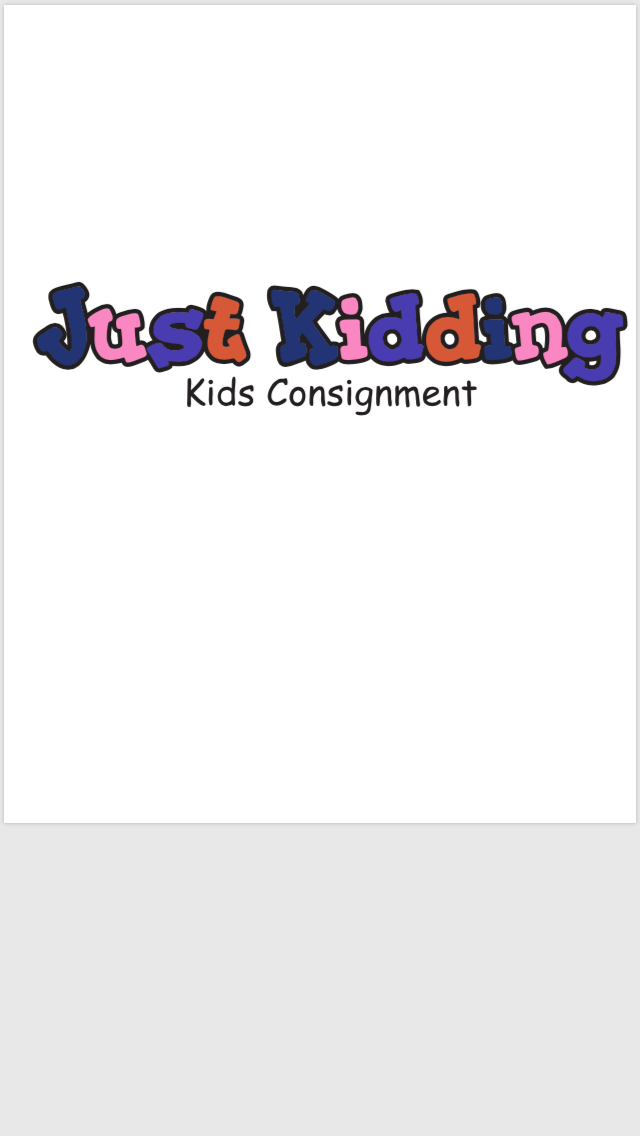 Just Kidding Kids Consignment | 4 Commercial St #9323, New Minas, NS B4N 3E9, Canada | Phone: (902) 365-5228