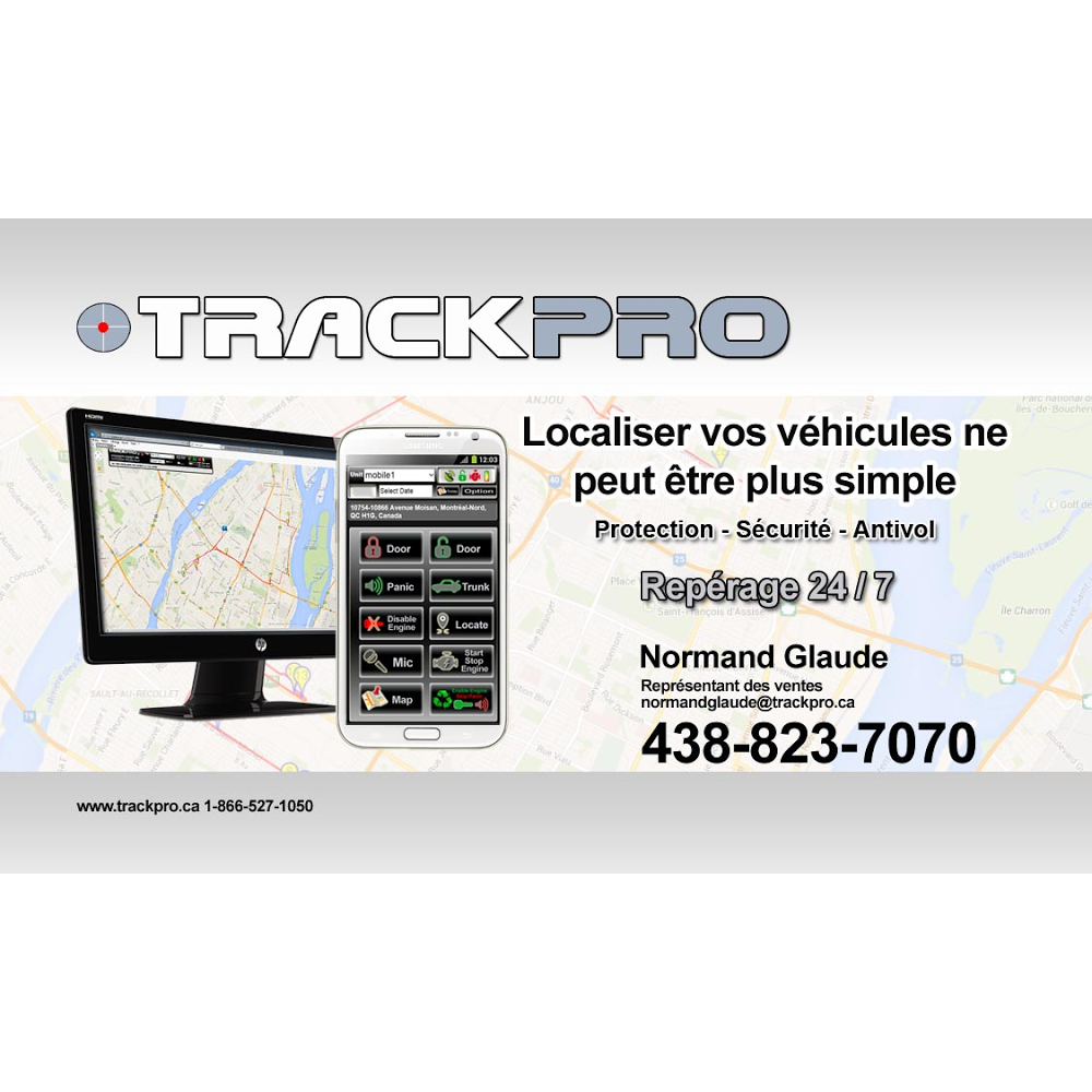 Trackpro Gps Tracking / Repérage Montreal | 10885 Av. Moisan, Montréal-Nord, QC H1G 4N6, Canada | Phone: (866) 892-4660