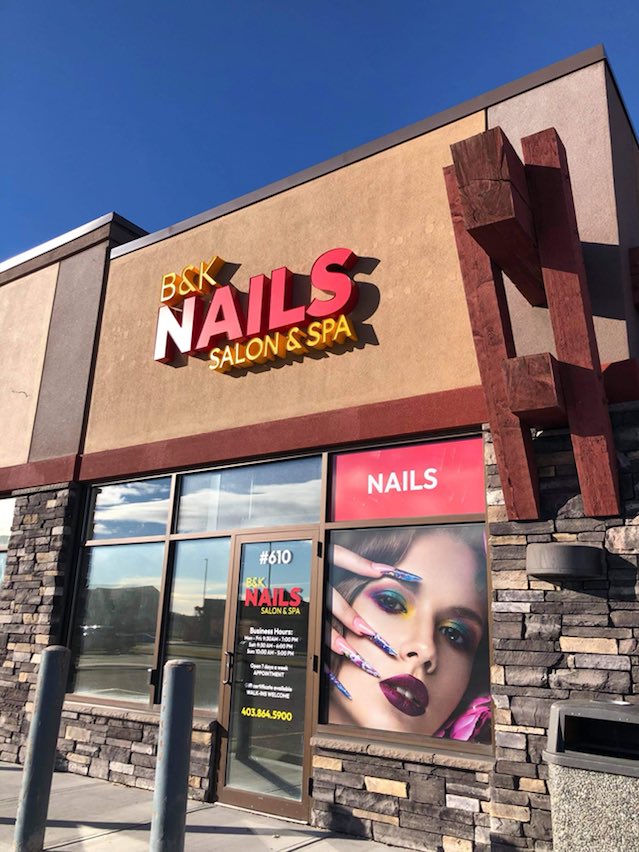 B & K nails salon | 3715 47 Ave #610, Sylvan Lake, AB T4S 0C8, Canada | Phone: (403) 864-5900