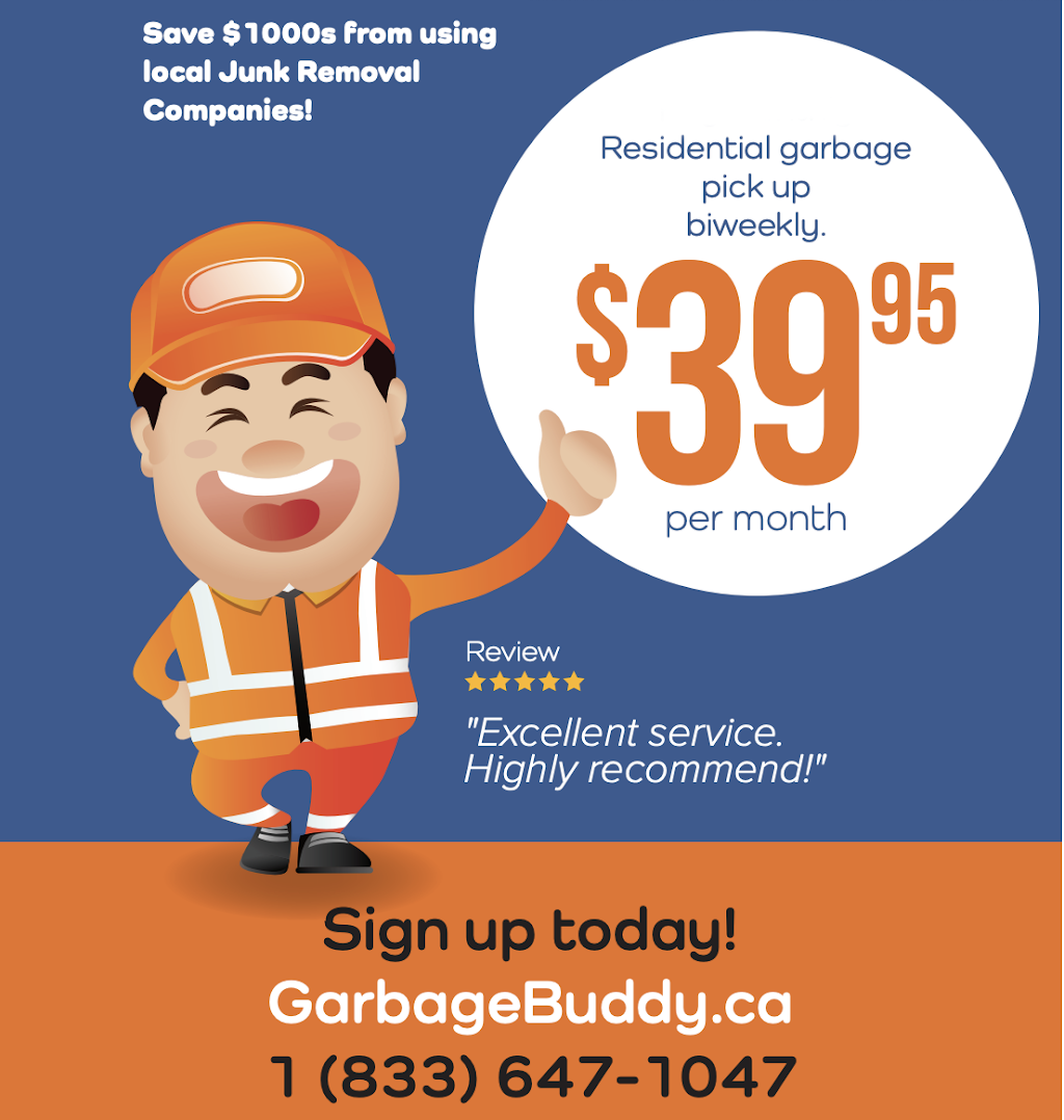 GarbageBuddy | 1500 Avenue Rd Suite 1348, Toronto, ON M5M 0A0, Canada | Phone: (844) 400-0152