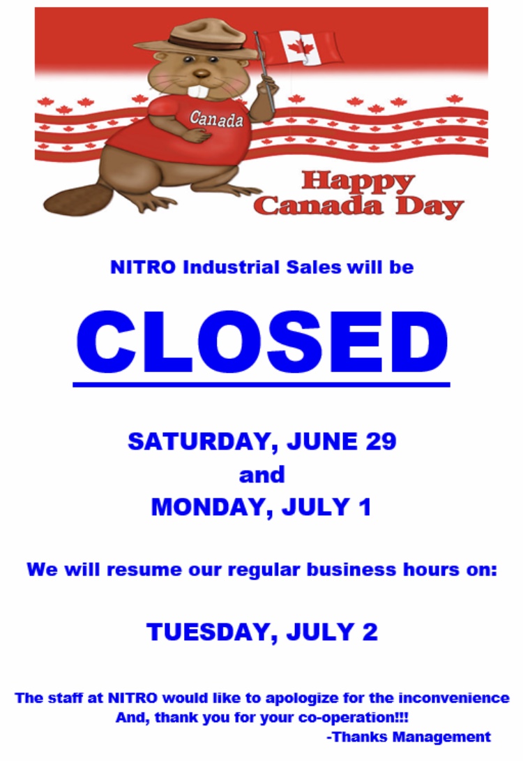 Nitro Industrial Sales | 8520 Jane Street Units 7-9, Concord, ON L4K 5A9, Canada | Phone: (905) 760-1711