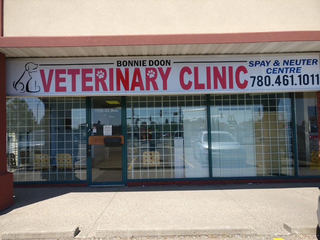 Bonnie Doon Veterinary Clinic | 7510 82 Ave NW, Edmonton, AB T6C 0X9, Canada | Phone: (780) 461-1011