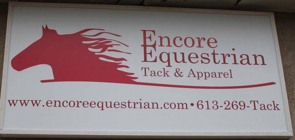 Encore Equestrian Tack and Apparel | 9 Grenville St, Burritts Rapids, ON K0G 1B0, Canada | Phone: (613) 269-8225