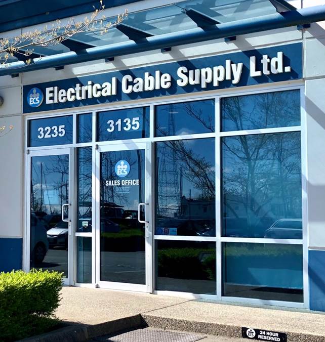 ECS Electrical Cable Supply Ltd. | 6900 Graybar Rd #3135, Richmond, BC V6W 0A5, Canada | Phone: (604) 276-9473