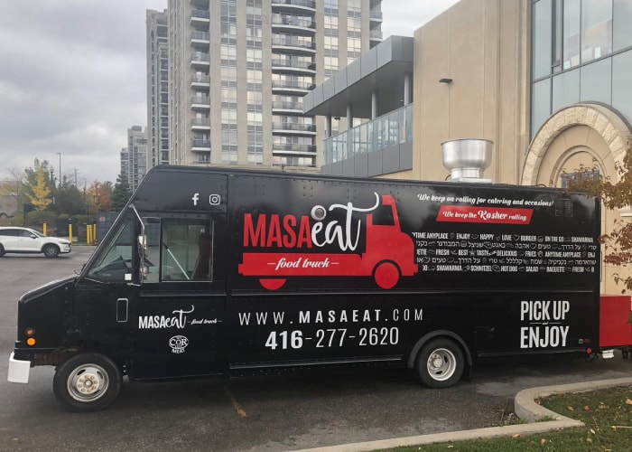 Masaeat Food Truck | 7770 Bathurst St, Thornhill, ON L4J 0C9, Canada | Phone: (416) 277-2620