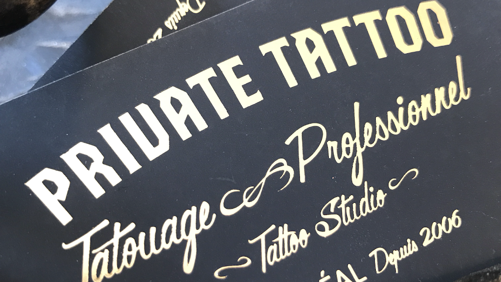 Private Tattoo Montreal | 4801 Avenue Coloniale, Montréal, QC H2T 1W3, Canada | Phone: (514) 804-4739