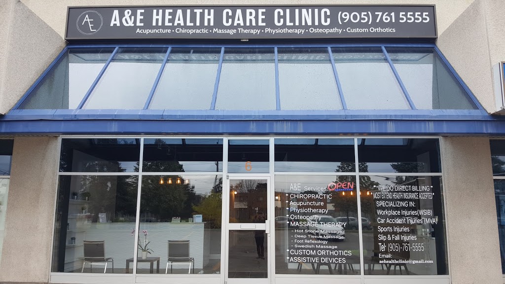 A&E Health Care Clinic | 3232 Steeles Ave W unit#6, Concord, ON L4K 4C8, Canada | Phone: (905) 761-5555