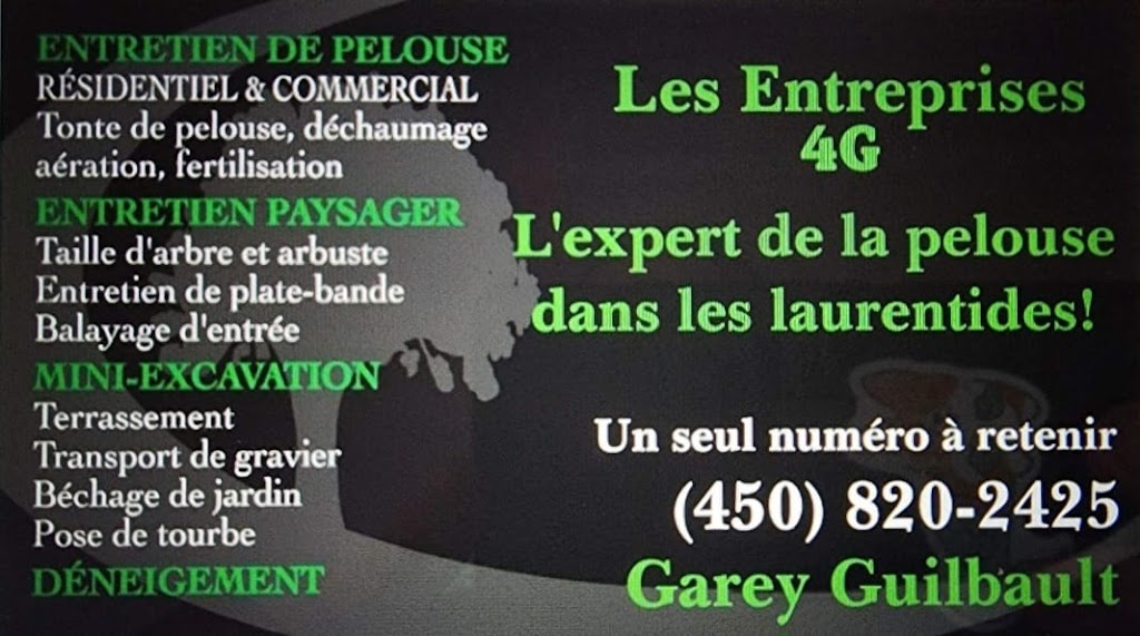 Les Entreprises 4G | 114 Rue du Boisé, Saint-Colomban, QC J5K 2N9, Canada | Phone: (450) 820-2425