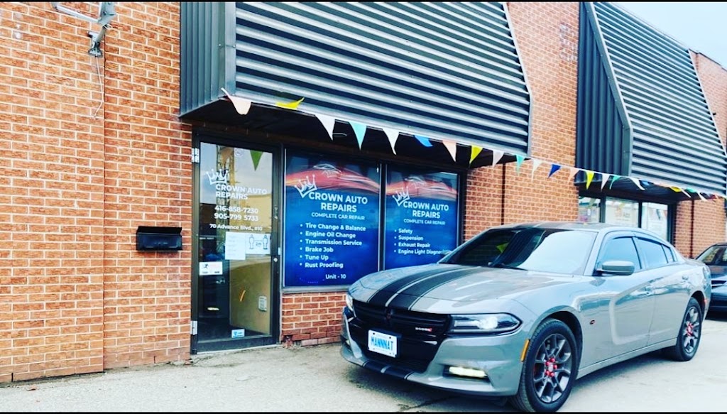 Crown Auto Repair | 70 Advance Blvd Unit 10, Brampton, ON L6T 4S7, Canada | Phone: (416) 858-7230