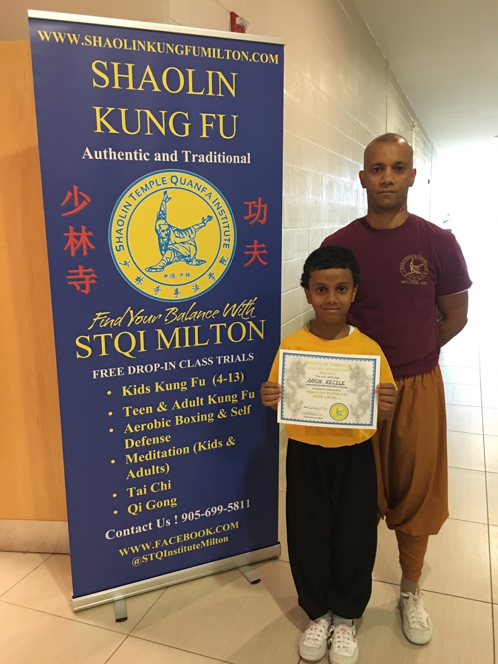 Shaolin Temple Quanfa Institute(STQI) Milton | 605 Santa Maria Blvd, Milton, ON L9T 6J5, Canada | Phone: (905) 699-5811