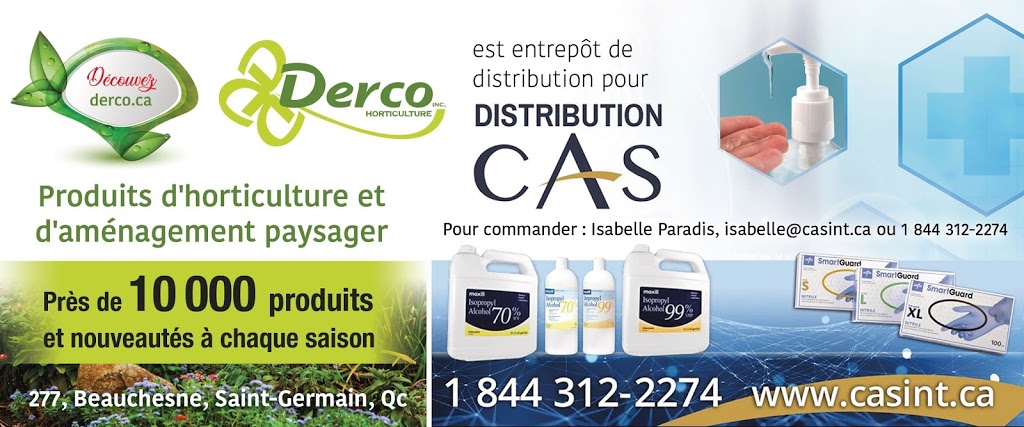 Derco Horticulture Inc | 277 Rue Beauchesne, Saint-Germain-de-Grantham, QC J0C 1K0, Canada | Phone: (819) 395-4559