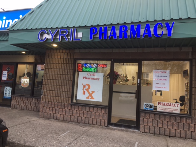 Cyril Pharmacy | 645 Lakeshore Rd E, Mississauga, ON L5G 1J5, Canada | Phone: (905) 990-5454