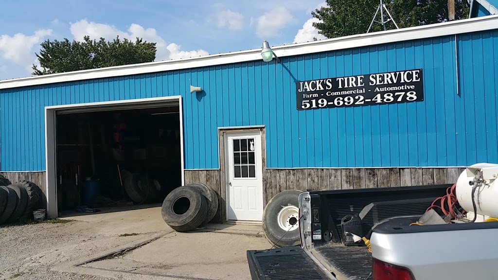 Jacks Tire Svc | 7966 McCreary Line, Wallaceburg, ON N8A 4L1, Canada | Phone: (519) 692-4878