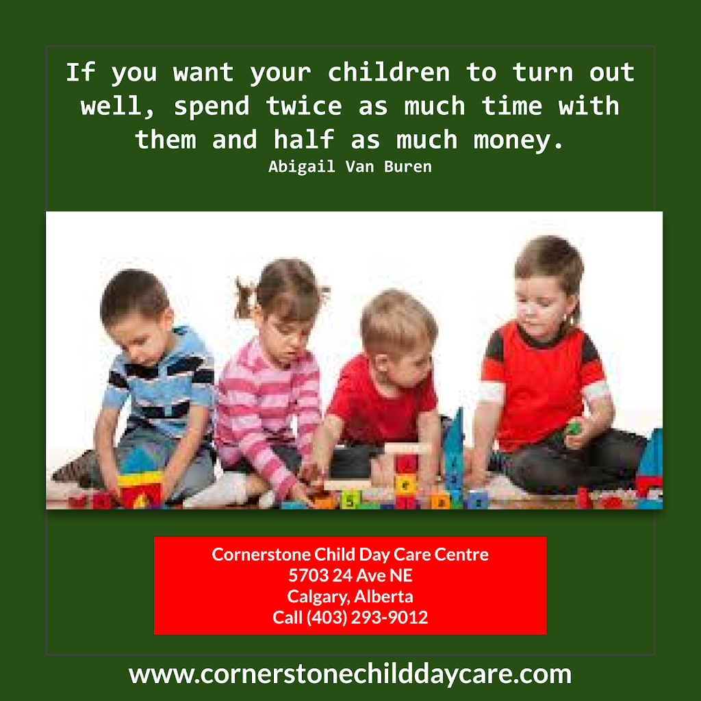 Cornerstone Child Day Care Centre | 6208 Rundlehorn Dr NE, Calgary, AB T1Y 2X1, Canada | Phone: (403) 280-5155