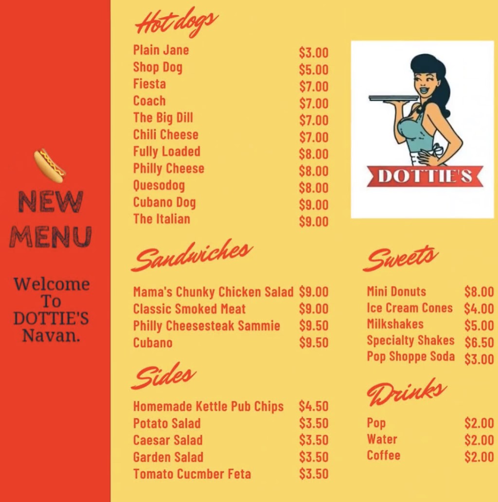 Dottie’s | 1265 Colonial Rd, Navan, ON K4B 1N1, Canada | Phone: (613) 790-0725