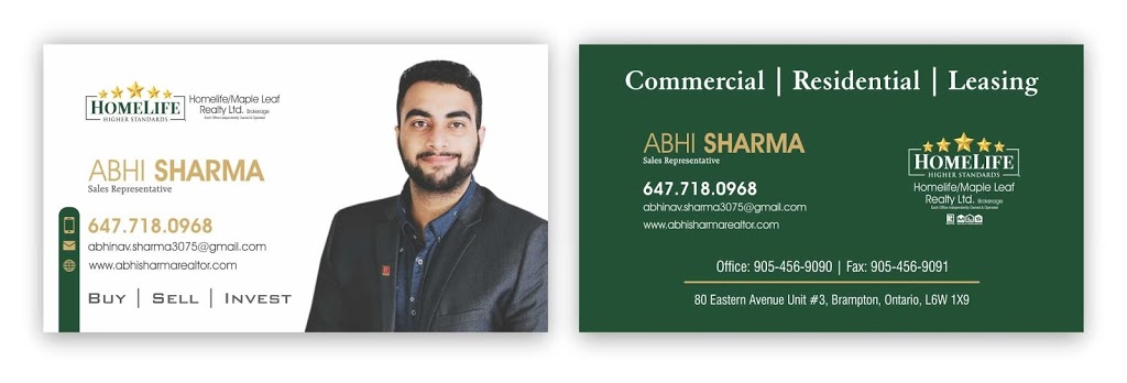 Abhi Sharma Realtor | 107 Dearbourne Blvd, Brampton, ON L6T 1J8, Canada | Phone: (647) 718-0968