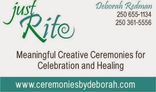 Ceremonies by Deborah | 16-10046 Fifth St, Sidney, BC V8L 2X9, Canada | Phone: (250) 361-5556