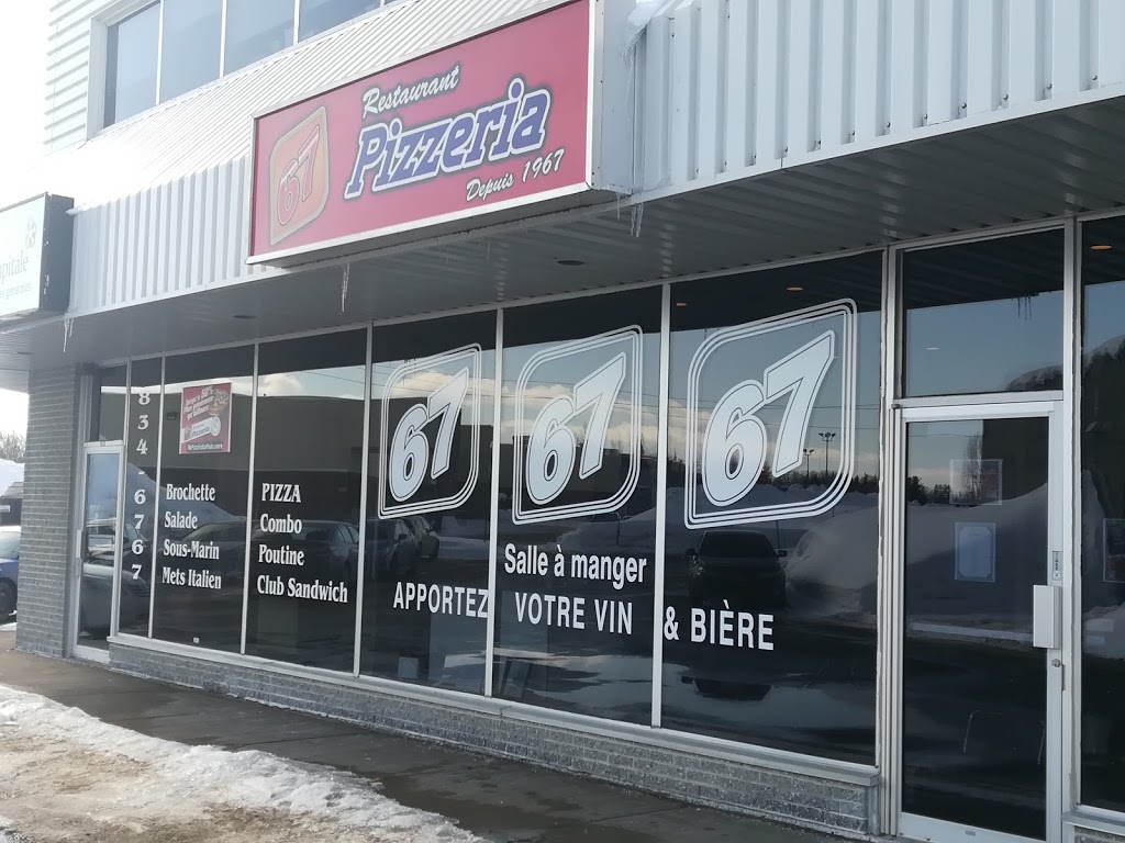 Pizzeria 67 | 880 Avenue Taniata, Saint-Jean-Chrysostome, QC G6Z 2E2, Canada | Phone: (418) 834-6767