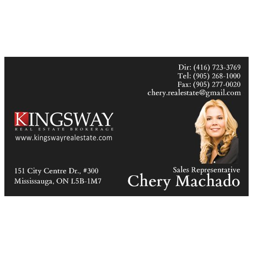 Chery Machado at ​Cityscape Real Estate Ltd., Brokerage | ​885, Plymouth Dr Unit 2, Mississauga, ON L5V 0B5, Canada | Phone: (416) 723-3769