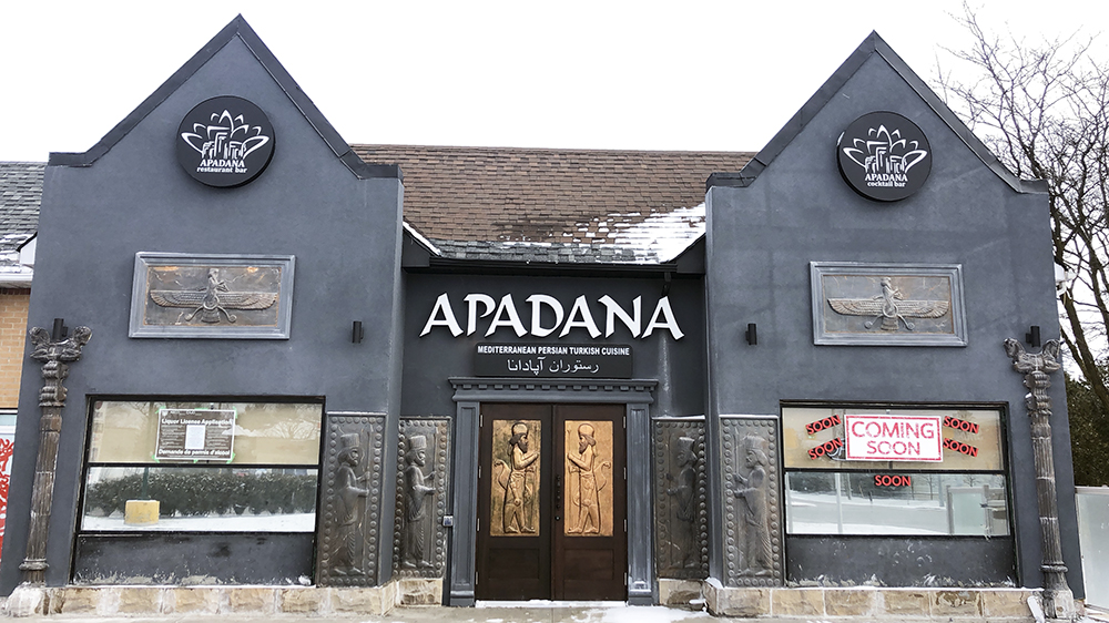 Apadana Restaurant | 13071 Yonge St, Richmond Hill, ON L4E 1A5, Canada | Phone: (416) 887-8189