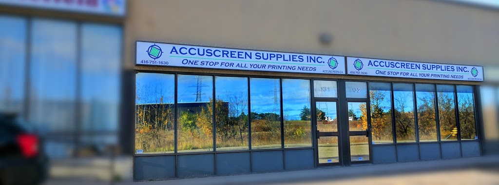 Accuscreen Supplies Inc. | 80 Nashdene Rd Unit 131, Building F, Scarborough, ON M1V 5E4, Canada | Phone: (416) 751-1630