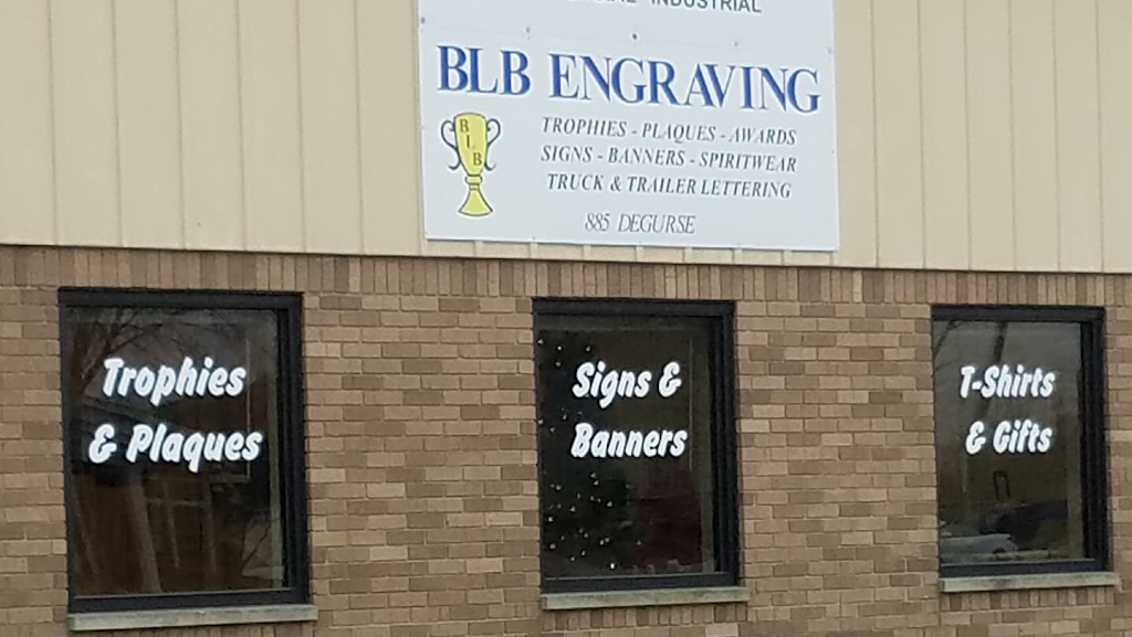 BLB Engraving | 885 Degurse Ave, Marine City, MI 48039, USA | Phone: (810) 223-2055