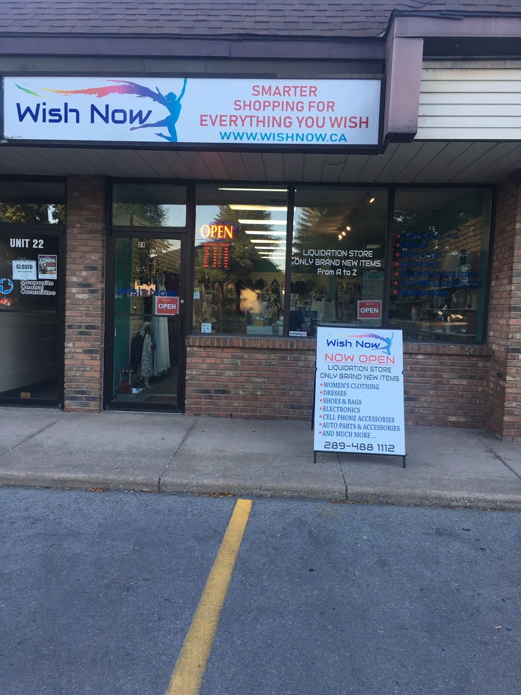 Wish Now Inc - Liquidation Store | 595 Carlton St #24, St. Catharines, ON L2M 4Y2, Canada | Phone: (289) 488-1112