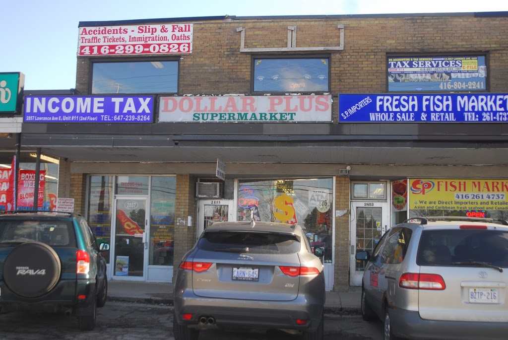 Dollar Plus Supermarket | 2855 Lawrence Av E, Scarborough, ON M1P 2S8, Canada | Phone: (416) 265-3490