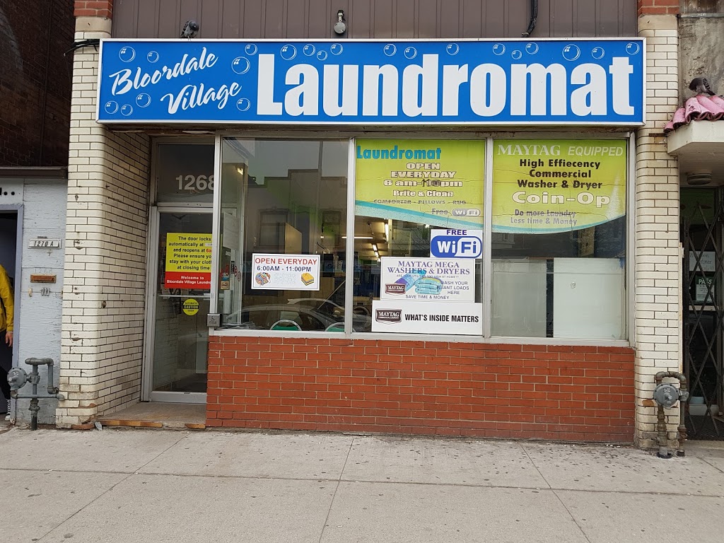 Bloordale Laundromat | 1268 Bloor St W, Toronto, ON M6H 1N8, Canada | Phone: (647) 456-8965