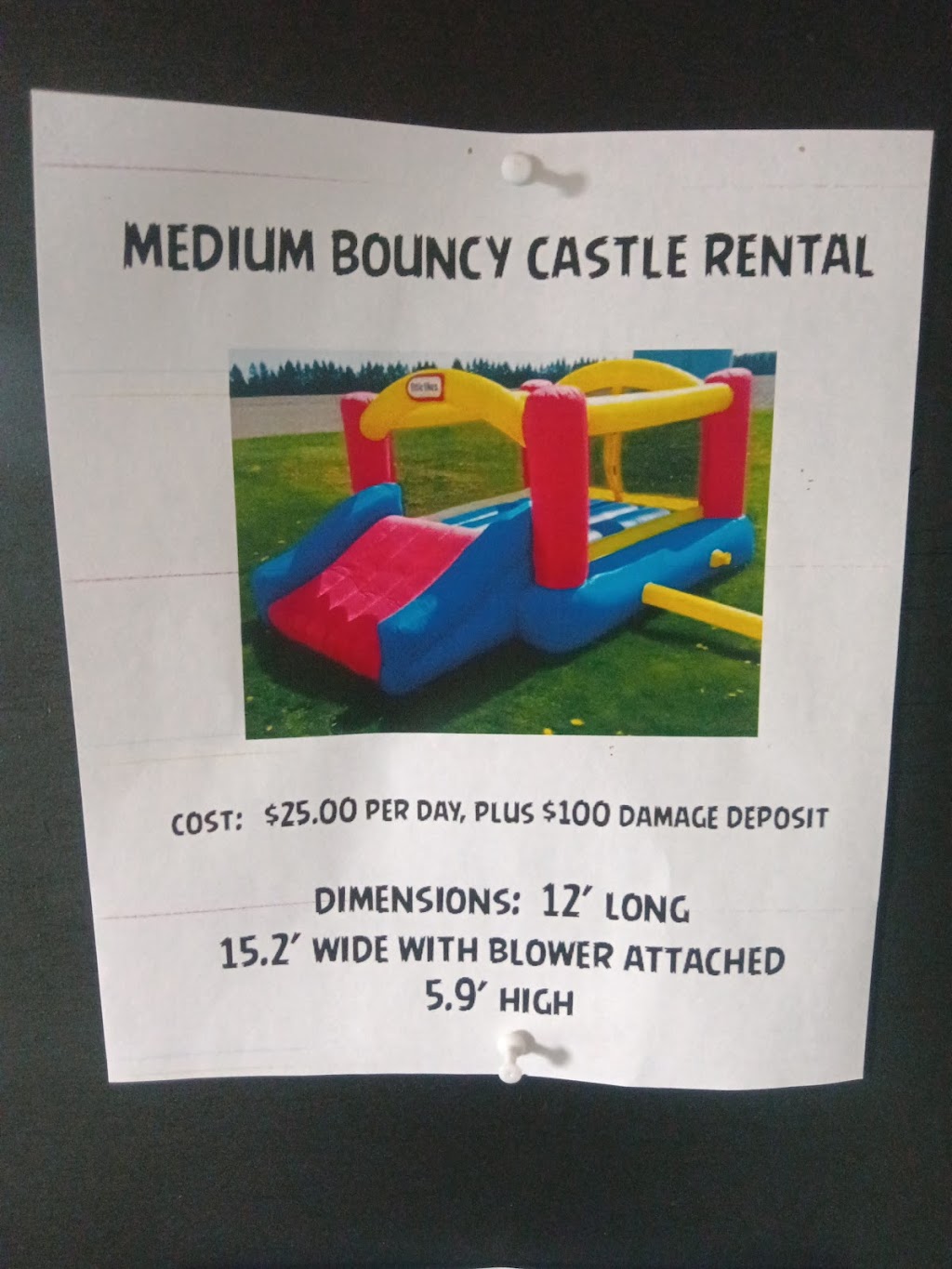 Bouncy castle rentals by OTDB | 35115 Fingal Line, Fingal, ON N0L 1K0, Canada | Phone: (519) 854-8161