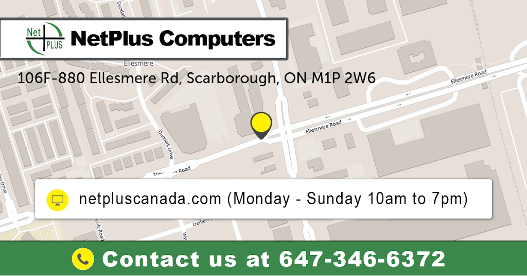 NetPLUS Computers | 1891 Kennedy Rd Unit #4, Scarborough, ON M1P 2L9, Canada | Phone: (416) 292-0003