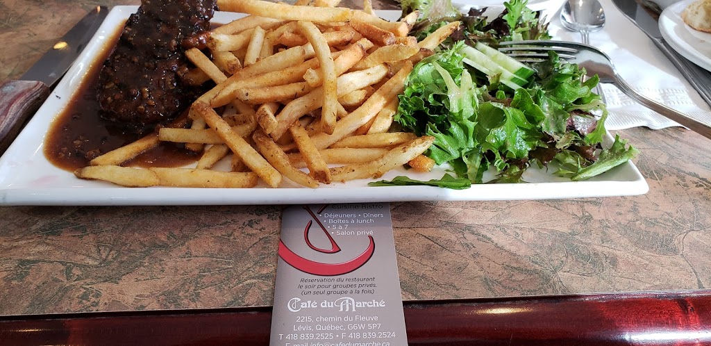 Café du Marché | 2215 Chemin du Fleuve, Saint-Romuald, QC G6W 5P7, Canada | Phone: (418) 839-2525