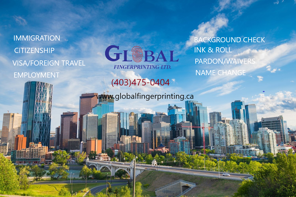 Global Fingerprinting Ltd. | 3770 Westwinds Dr NE Bay# 308, Calgary, AB T3J 5H3, Canada | Phone: (403) 475-0404