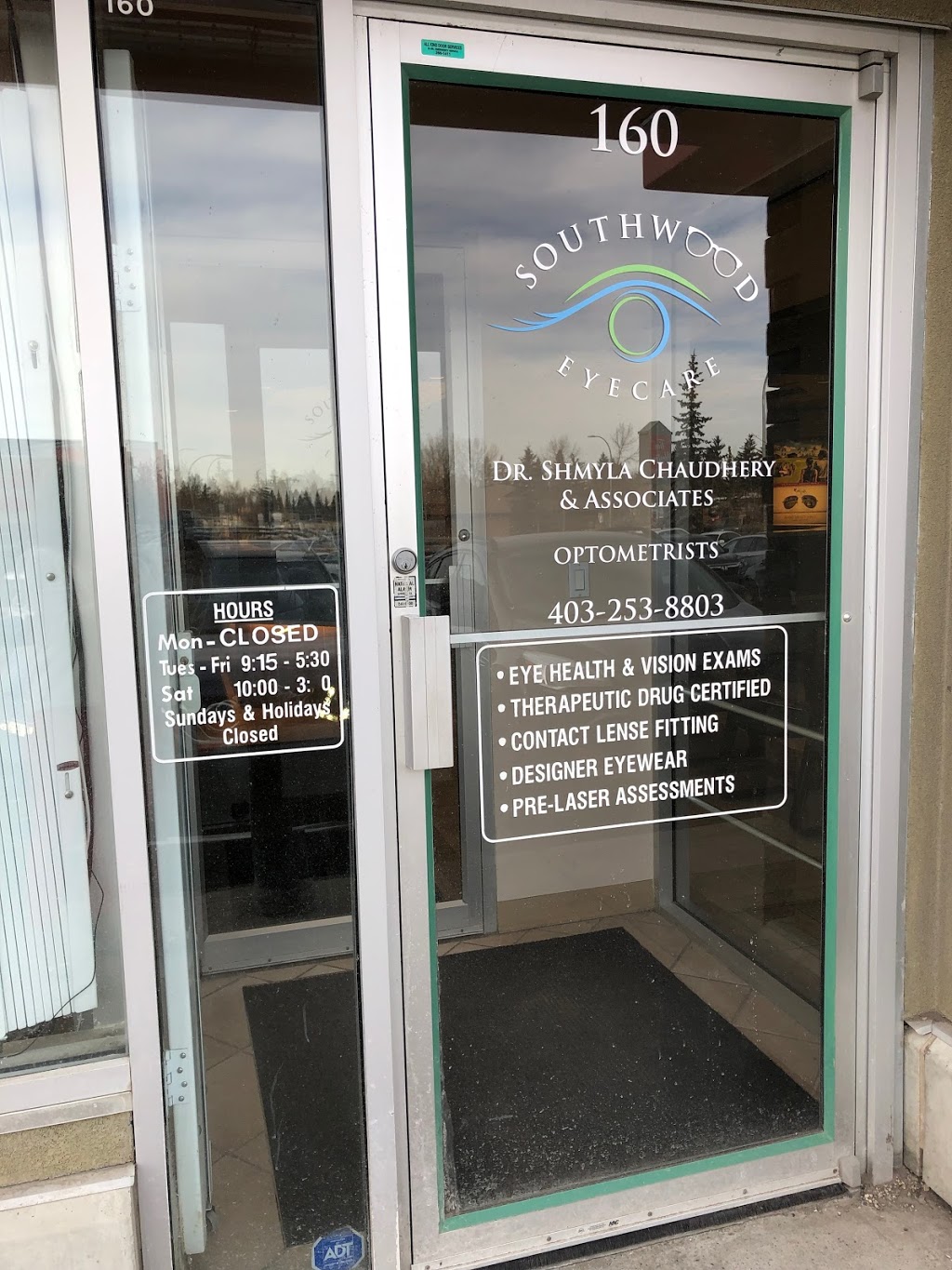 Southwood Eyecare | 10233 Elbow Dr SW #160, Calgary, AB T2W 1E8, Canada | Phone: (403) 253-8803