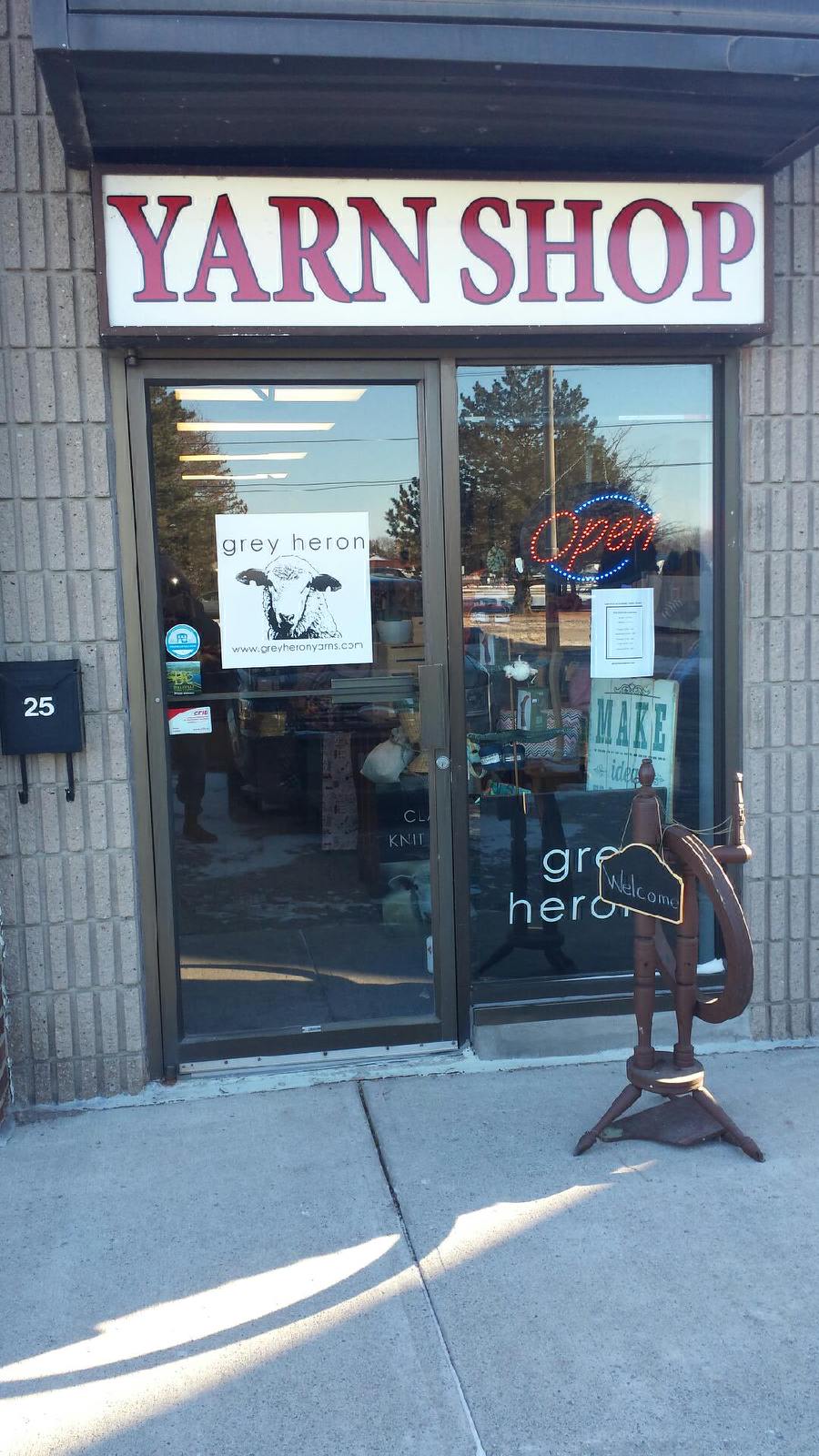 Grey Heron Yarn Shop | 45 South, Pinnacle St, Belleville, ON K8N 3A1, Canada | Phone: (613) 771-9222