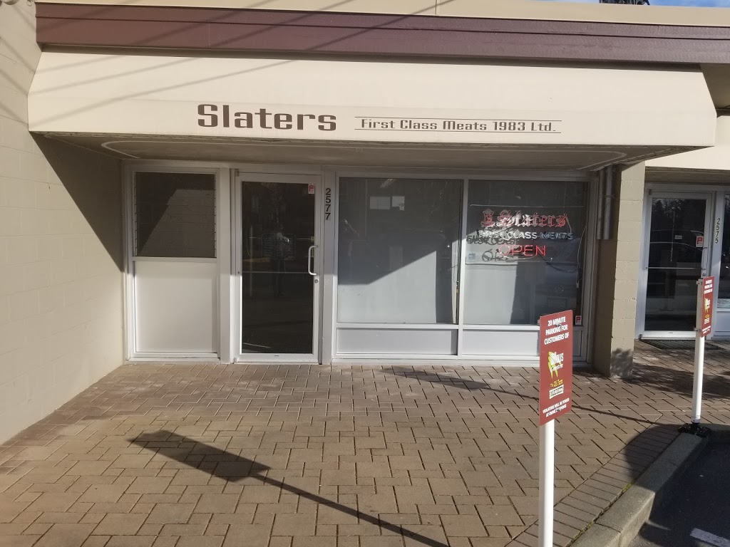 Slaters First Class Meats | 2577 Cadboro Bay Rd, Victoria, BC V8R 5J1, Canada | Phone: (250) 592-0823
